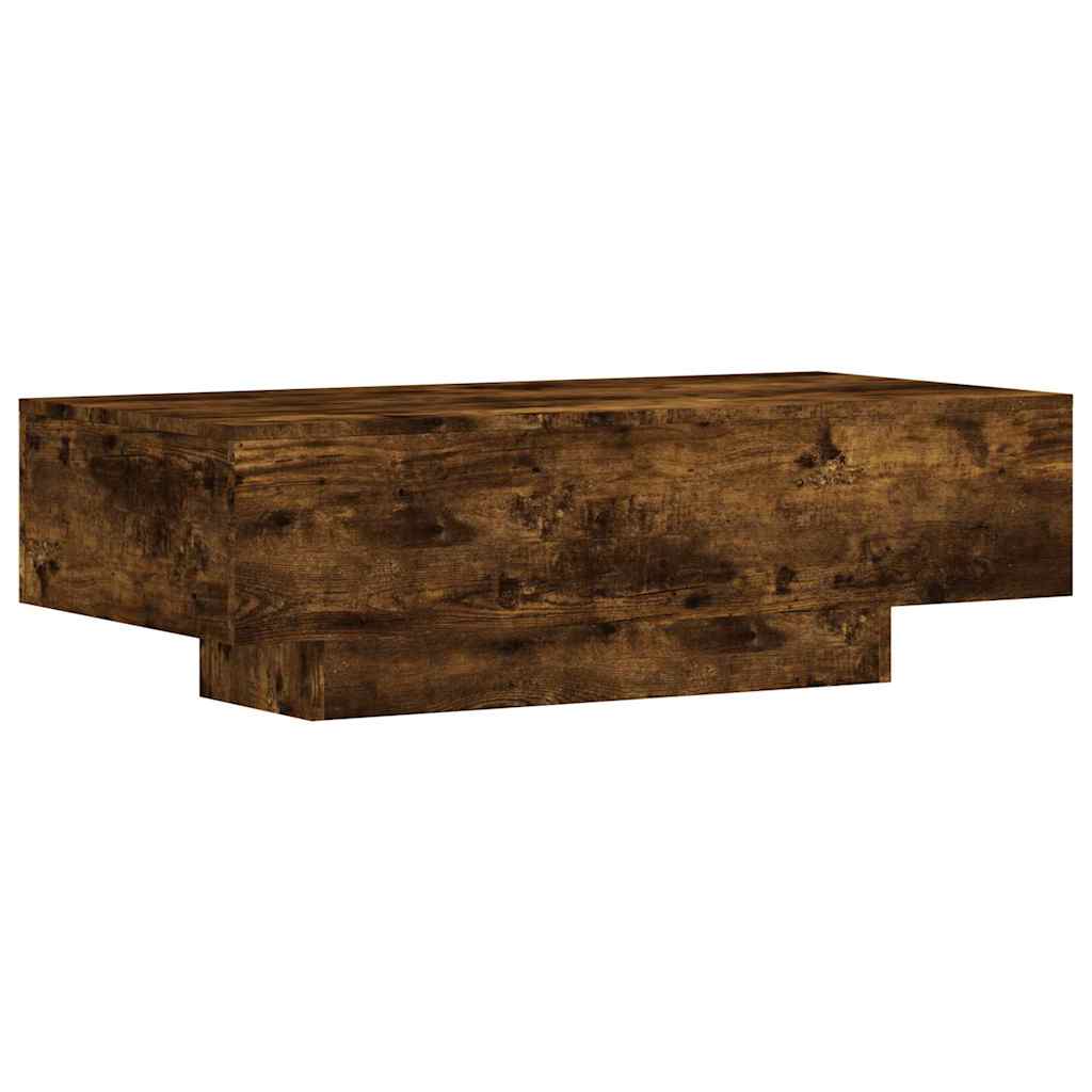 Salongbord røkt eik 100x49,5x31 cm konstruert tre