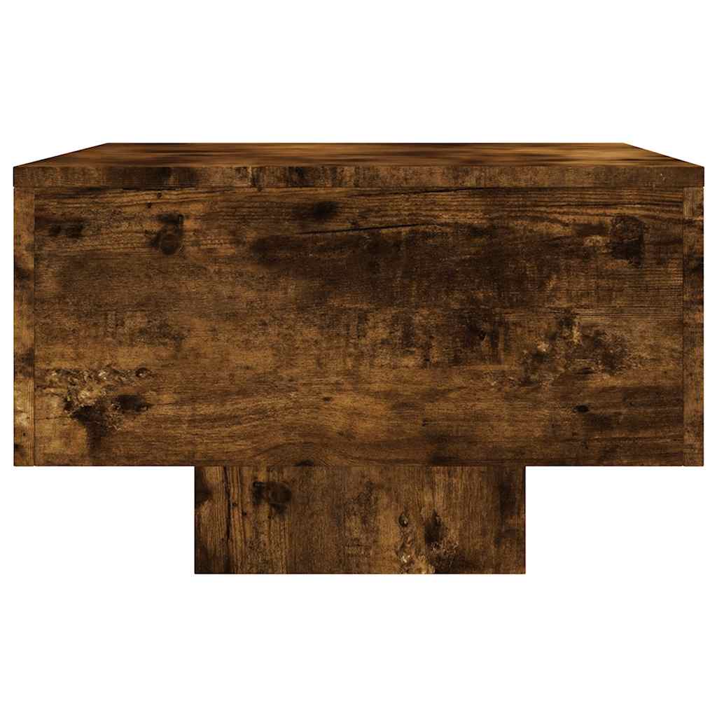 Salongbord røkt eik 100x49,5x31 cm konstruert tre