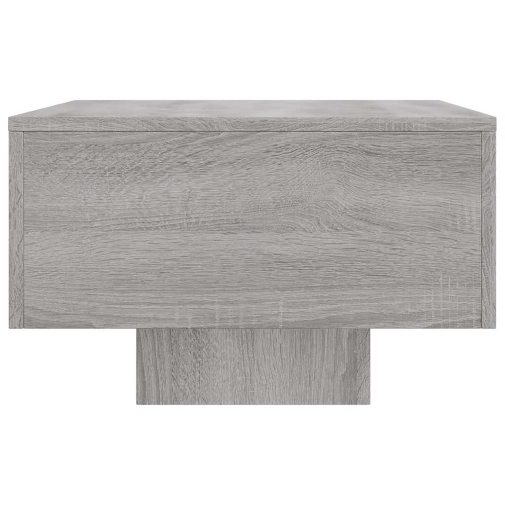Salongbord grå sonoma 100x49,5x31 cm konstruert tre