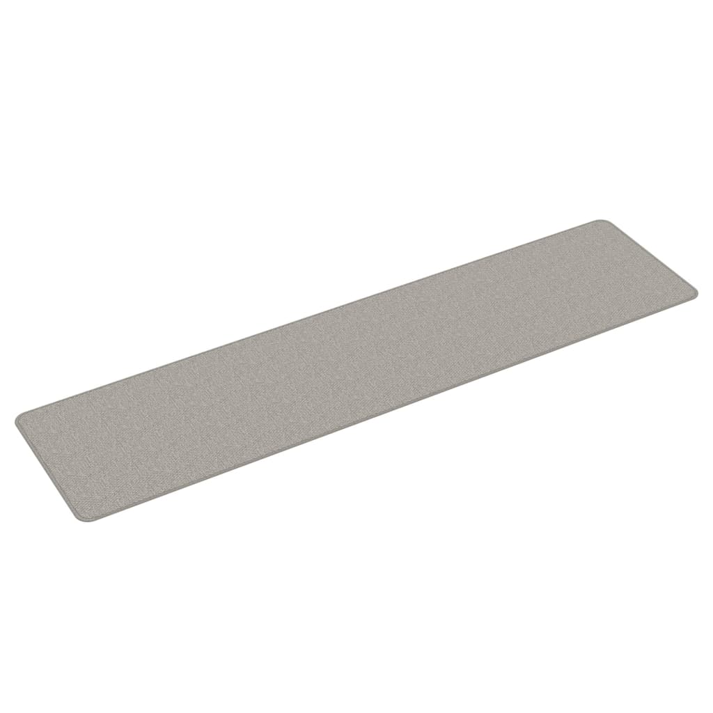 Teppeløper sisal-utseende platina 50x200 cm