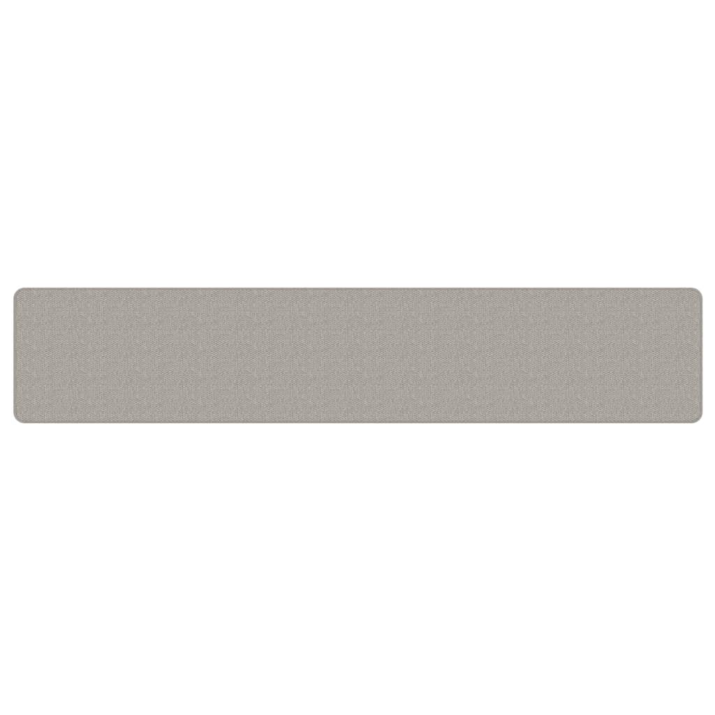 Teppeløper sisal-utseende platina 50x250 cm