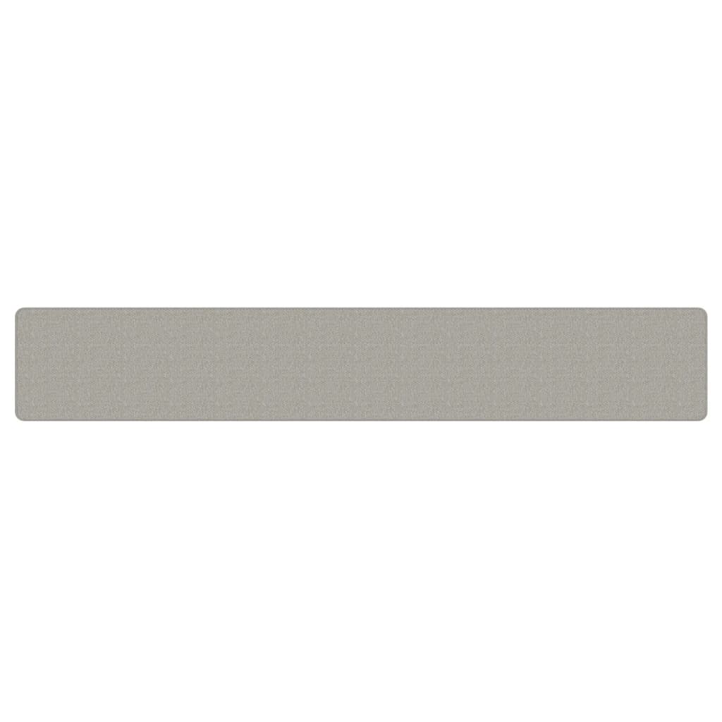Teppeløper sisal-utseende platina 50x300 cm