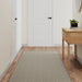 Teppeløper sisal-utseende platina 80x200 cm