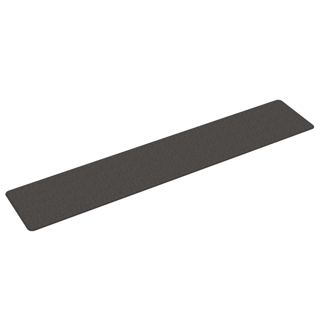 Teppeløper sisal-utseende antrasitt 50x250 cm