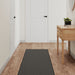Teppeløper sisal-utseende antrasitt 50x250 cm
