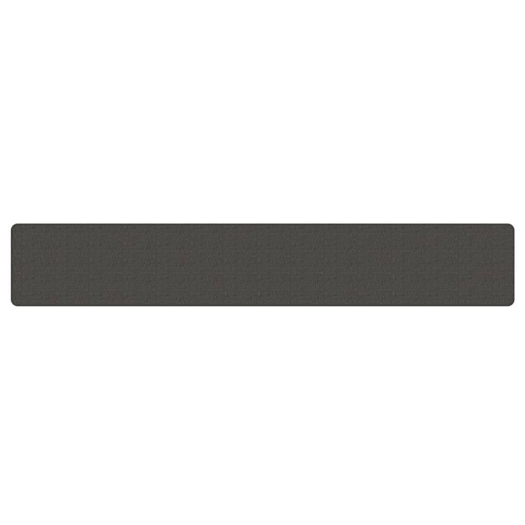 Teppeløper sisal-utseende antrasitt 50x300 cm
