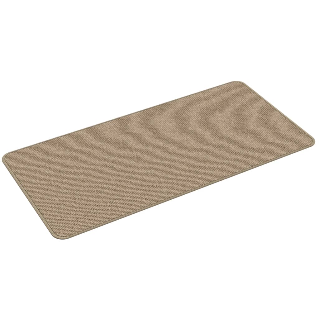 Teppeløper sisal-utseende sand 50x100 cm