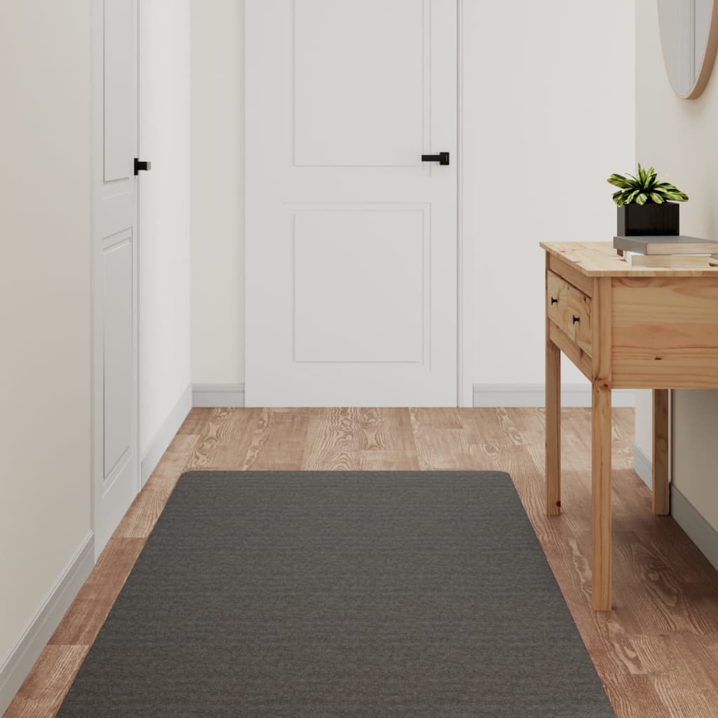 Teppeløper i antrasitt 80x180 cm