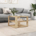 Salongbord sonoma eik 58x58x40 cm konstruert tre