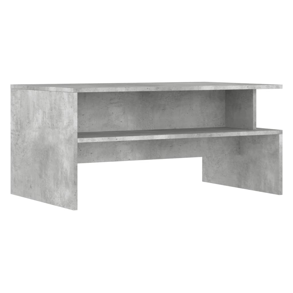 Salongbord betonggrå 90x55x42,5 cm konstruert tre