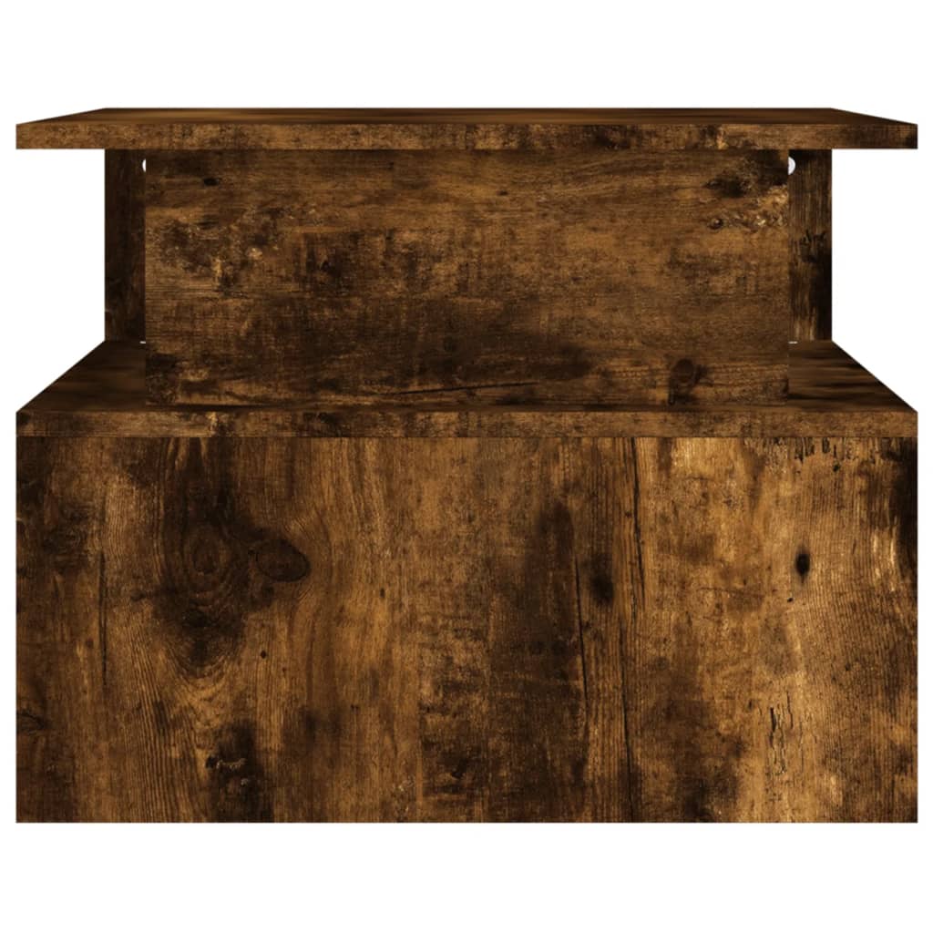 Salongbord røkt eik 90x55x42,5 cm konstruert tre