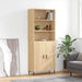 Highboard sonoma eik 69,5x34x180 cm konstruert tre
