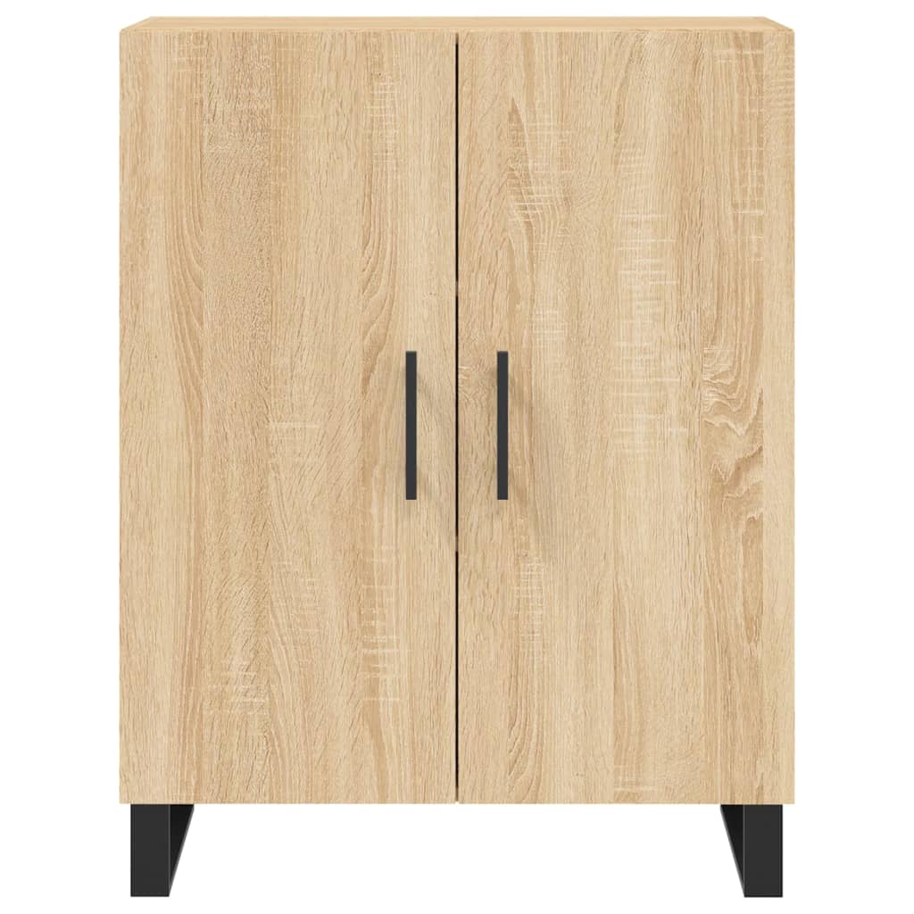 Highboard sonoma eik 69,5x34x180 cm konstruert tre