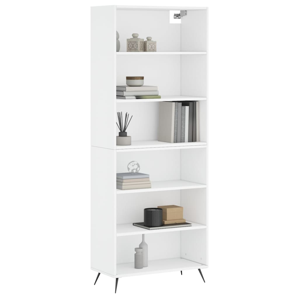 Highboard hvit konstruert tre