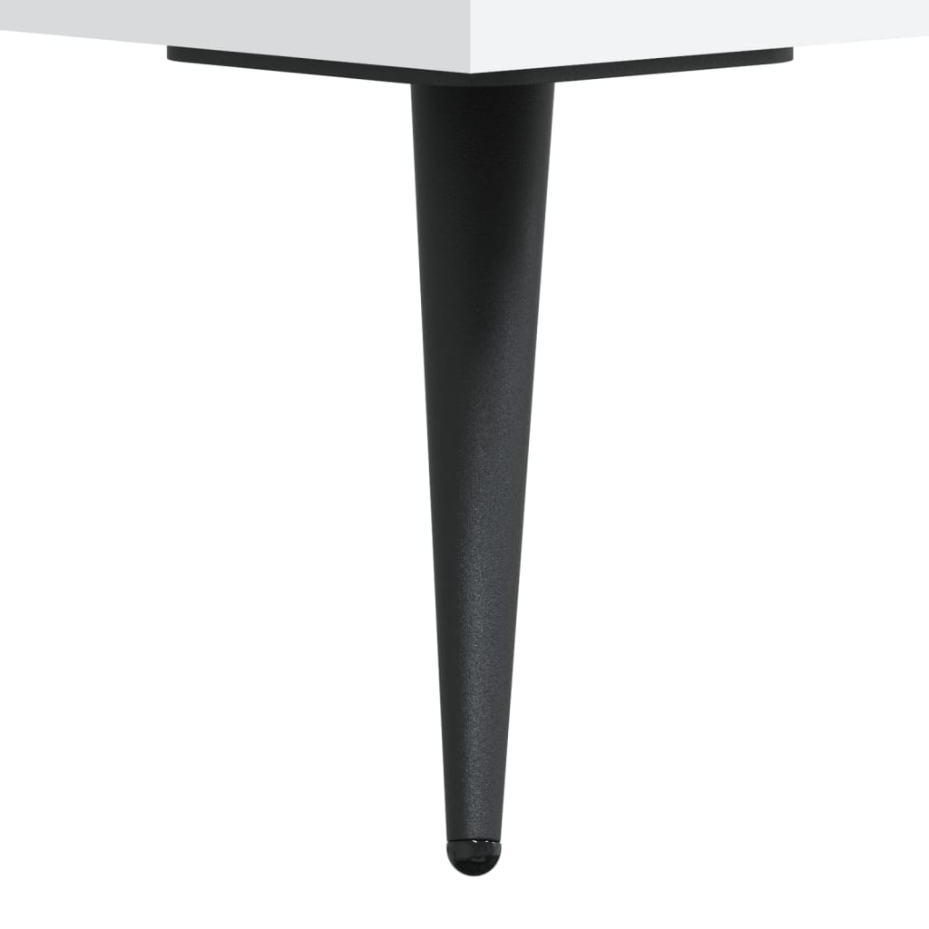 Highboard hvit konstruert tre