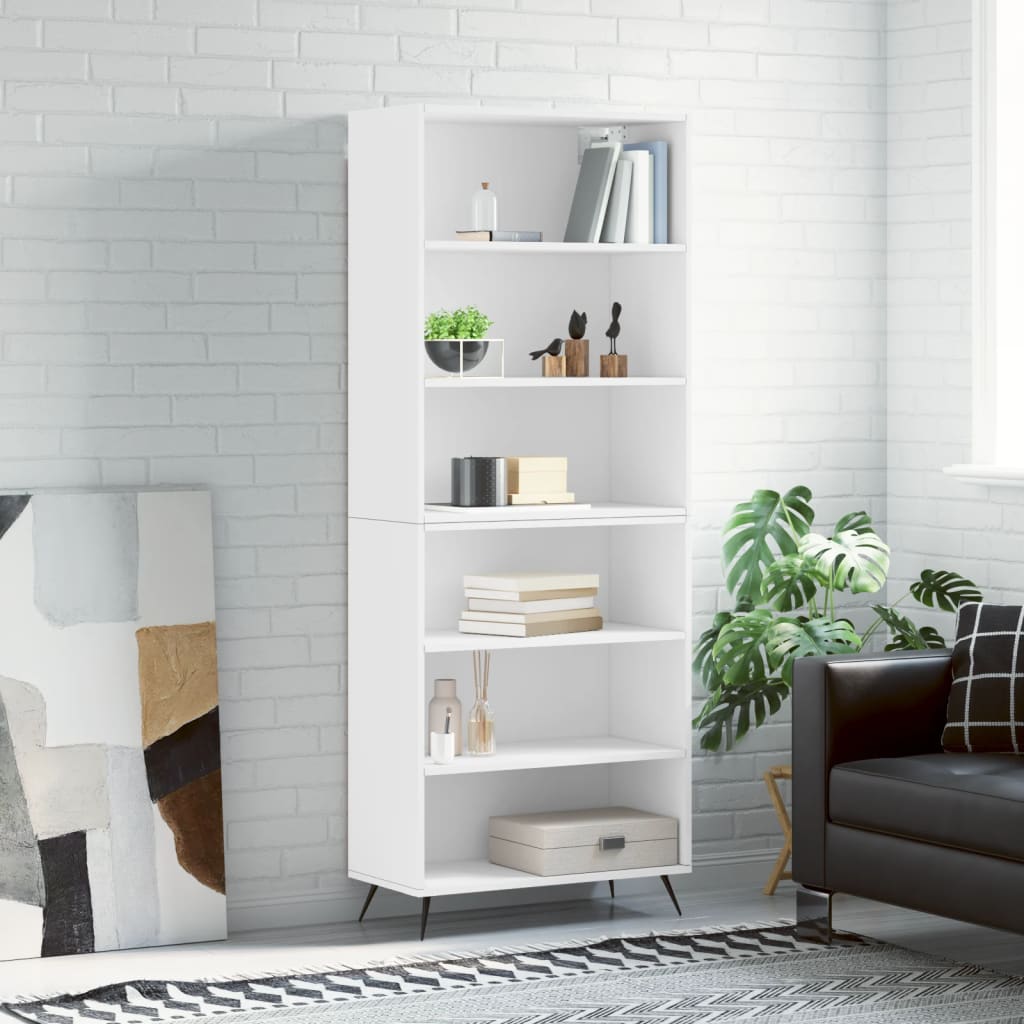 Highboard hvit konstruert tre