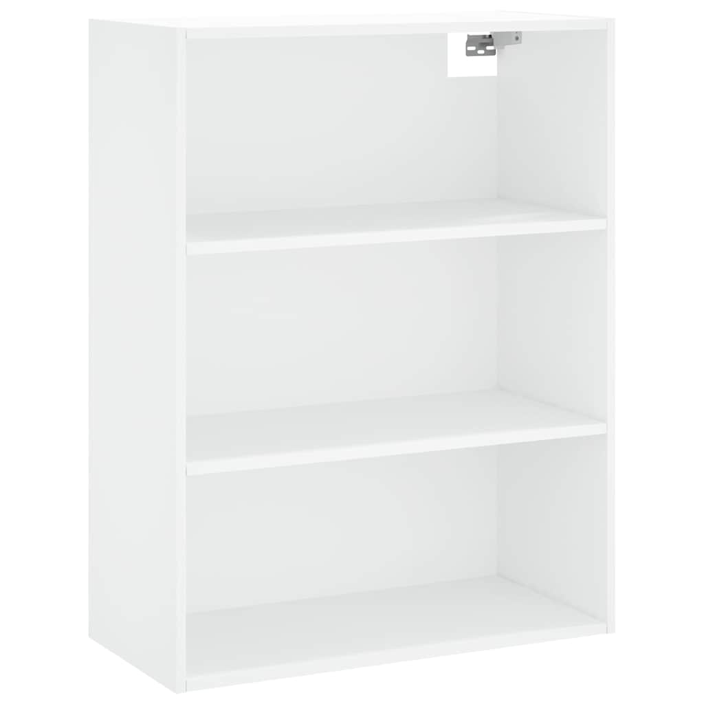 Highboard hvit 69,5x34x180 cm konstruert tre vidaXL