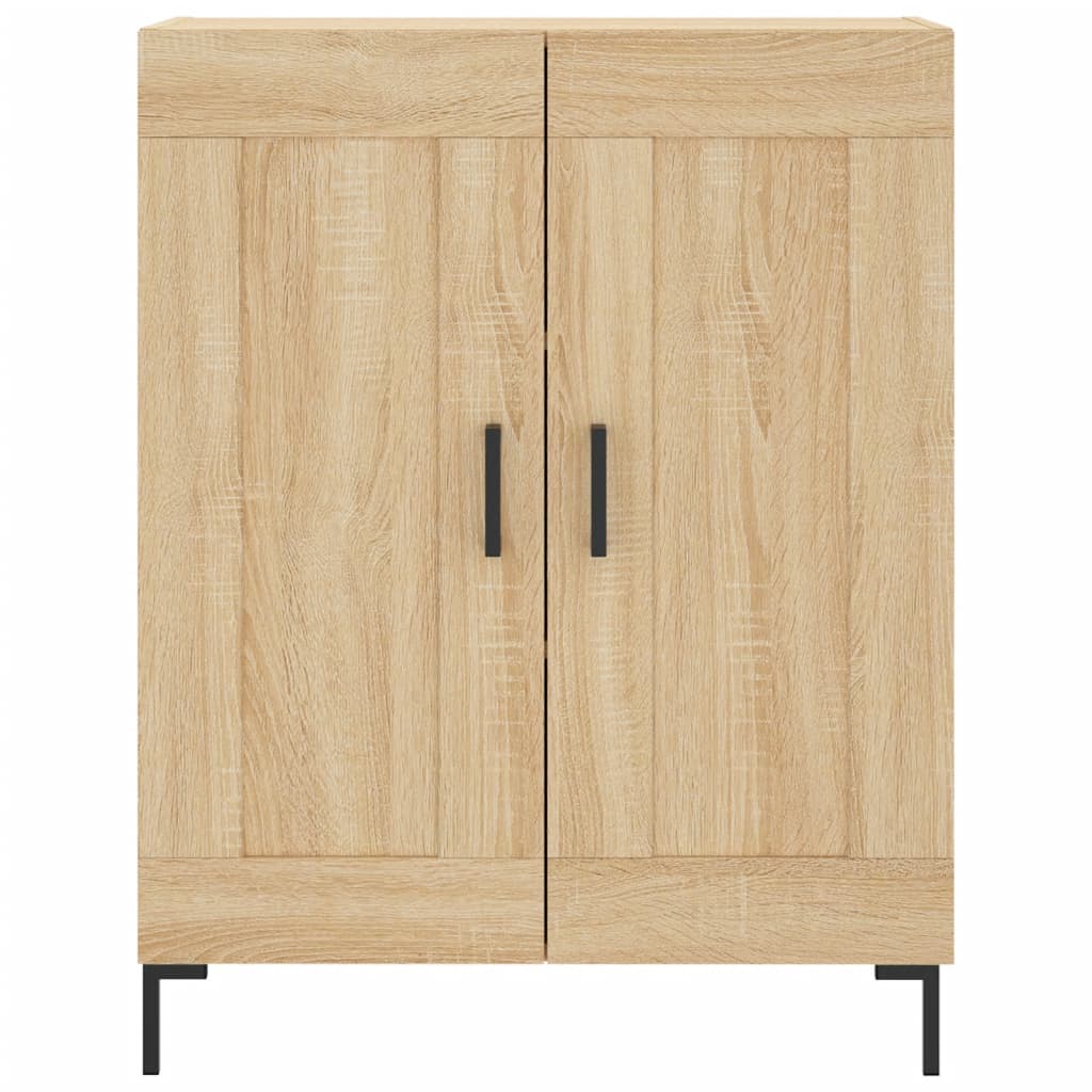 Highboard sonoma eik 69,5x34x180 cm konstruert tre