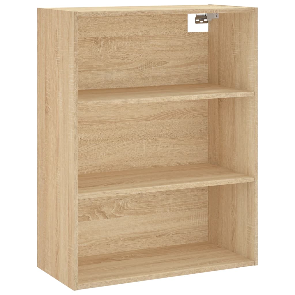 Highboard sonoma eik 69,5x34x180 cm konstruert tre vidaXL