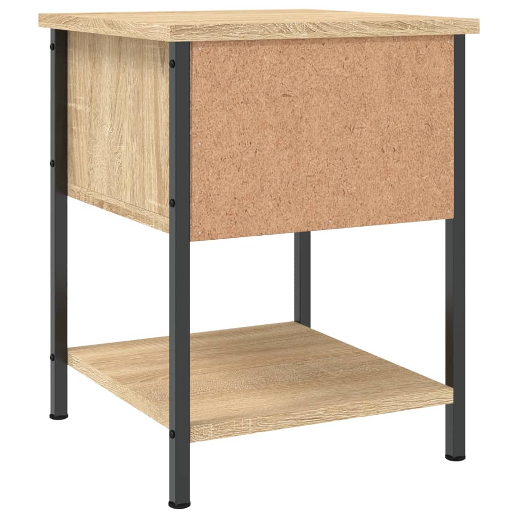 Nattbord sonoma eik 34x35,5x45 cm konstruert tre vidaXL
