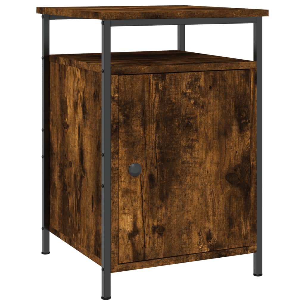 Nattbord røkt eik 40x42x60 cm konstruert tre