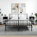 Nattbord 2 stk svart 35x34,5x70 cm konstruert tre