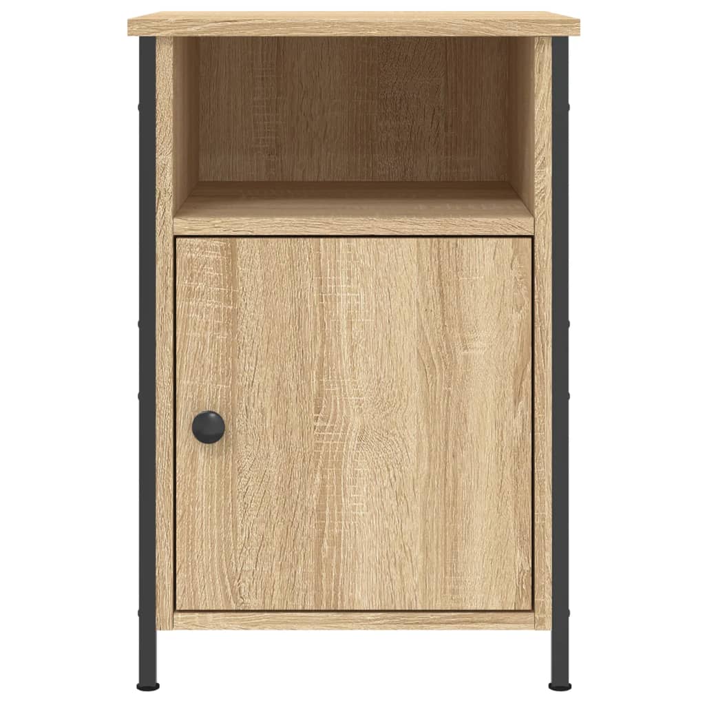 Nattbord 2 stk sonoma eik 40x42x60 cm konstruert tre
