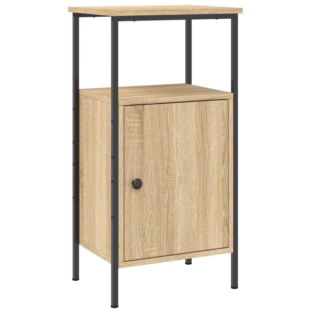 Nattbord sonoma eik 41x31x80 cm konstruert tre