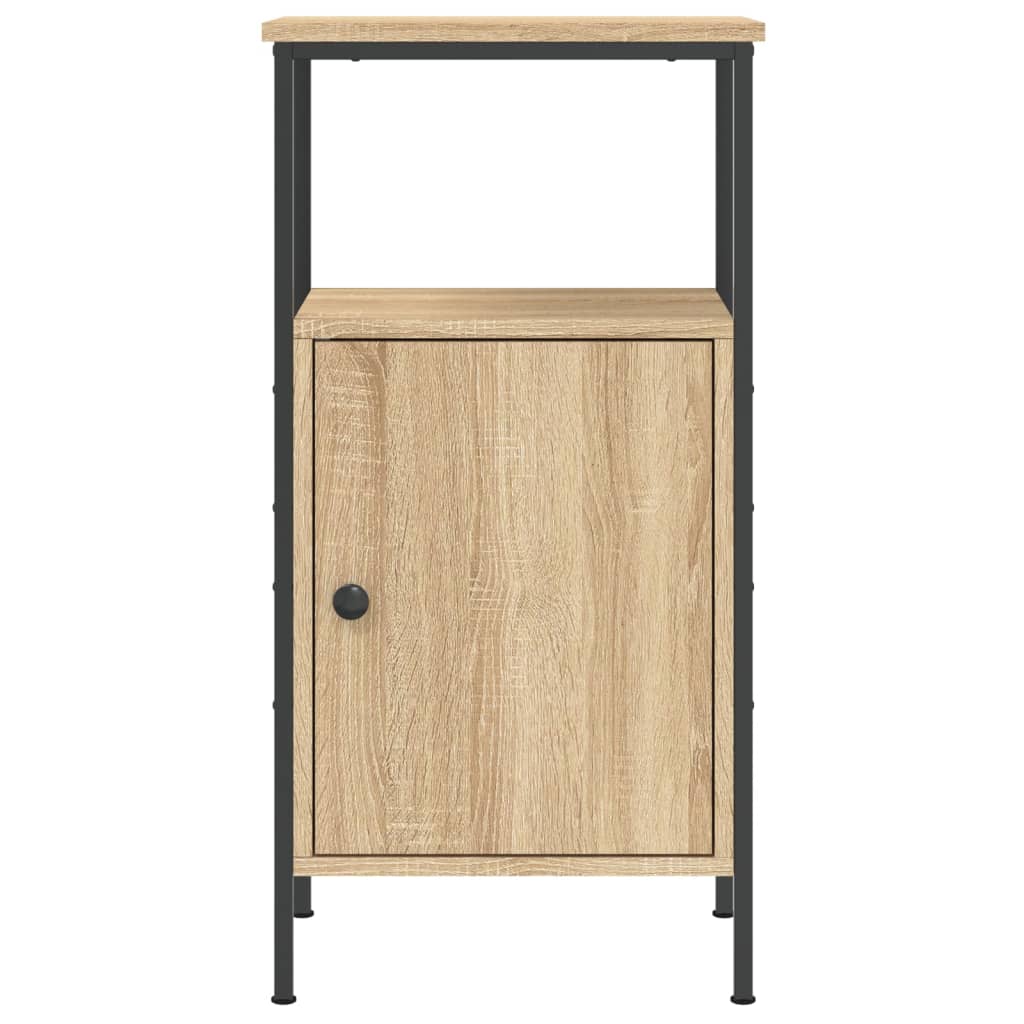 Nattbord sonoma eik 41x31x80 cm konstruert tre