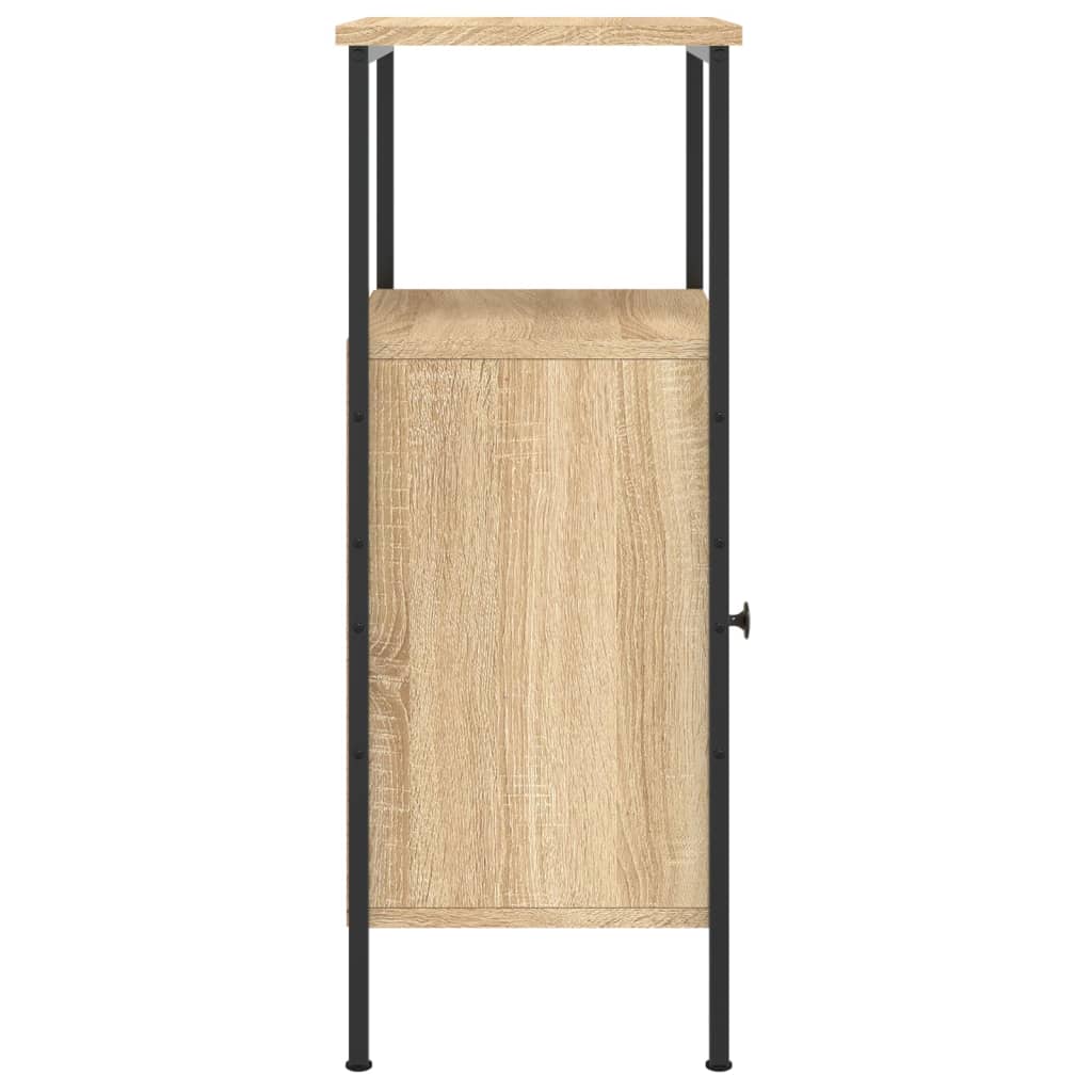 Nattbord sonoma eik 41x31x80 cm konstruert tre
