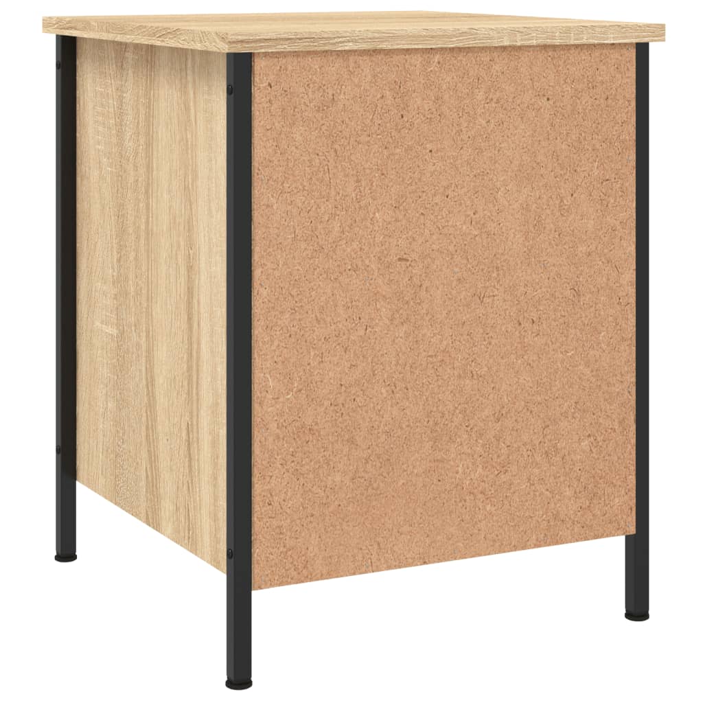 Nattbord 2 stk sonoma eik 40x42x50 cm konstruert tre vidaXL