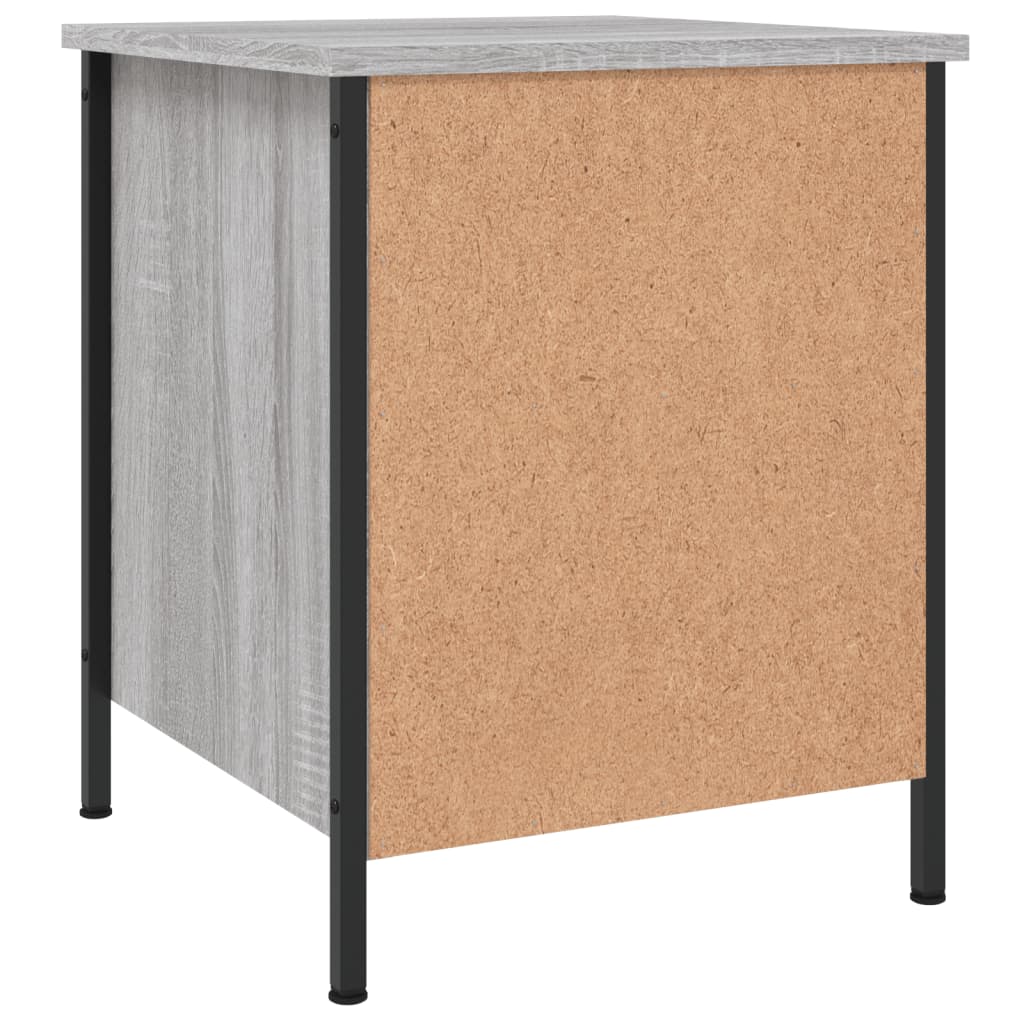 Nattbord grå sonoma 40x42x50 cm konstruert tre