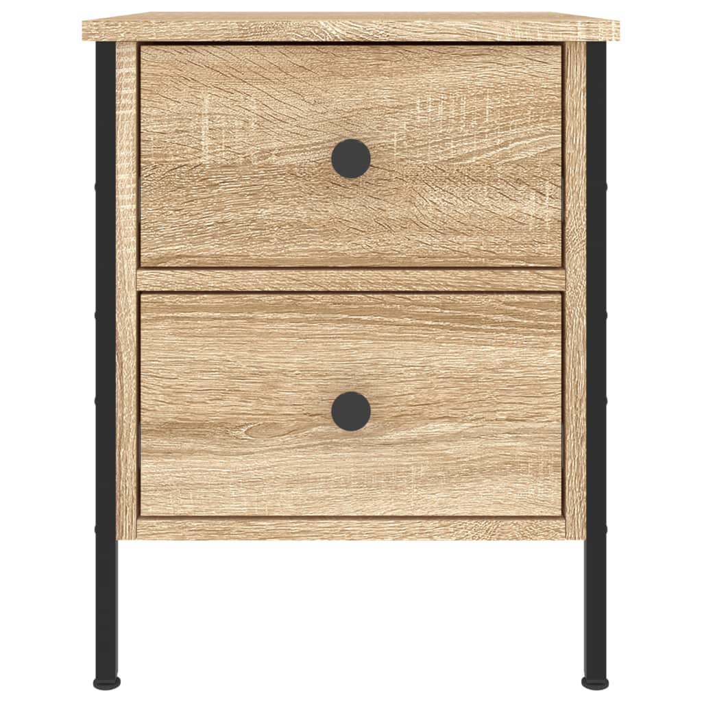 Nattbord sonoma eik 40x42x50 cm konstruert tre