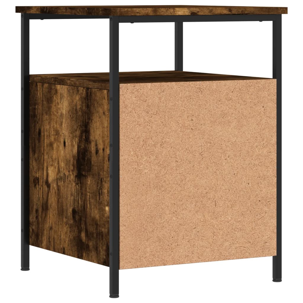 Nattbord røkt eik 44x45x60 cm konstruert tre