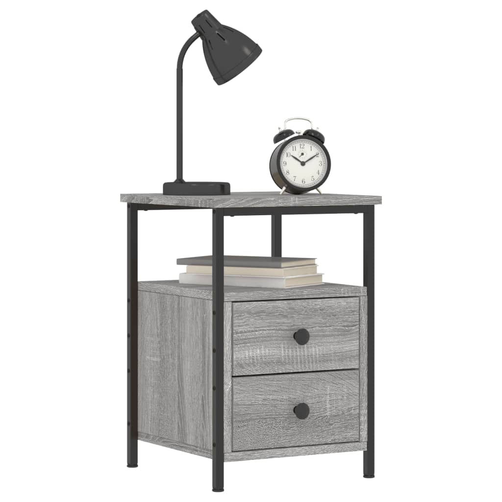 Nattbord sonoma eik 34x35,5x50 cm konstruert tre