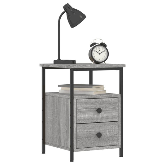 Nattbord sonoma eik 34x35,5x50 cm konstruert tre