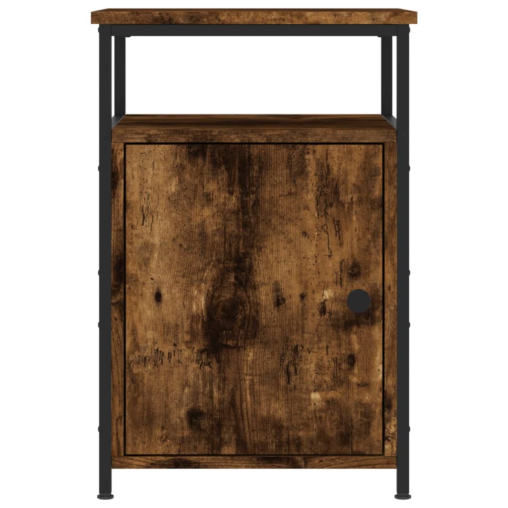 Nattbord røkt eik 40x42x60 cm konstruert tre