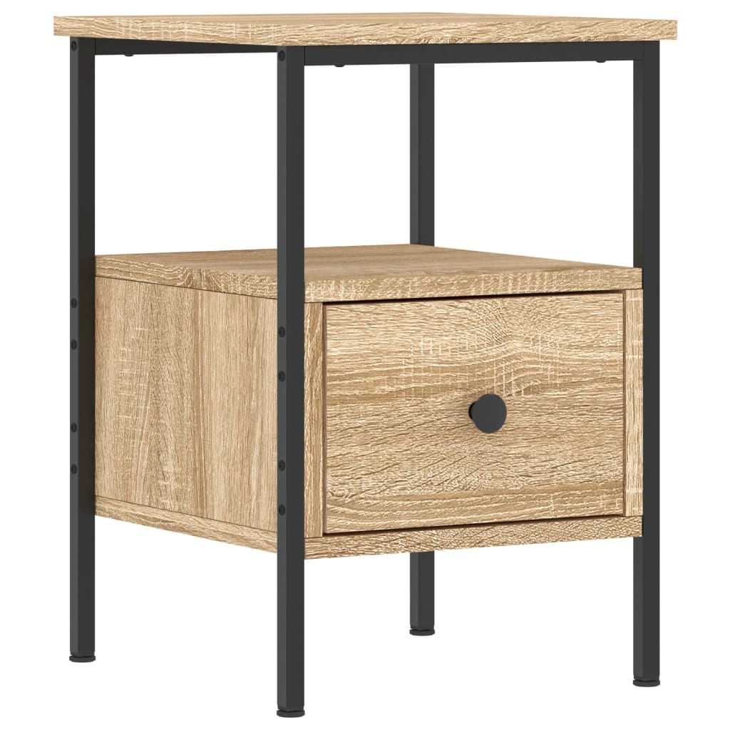 Nattbord sonoma eik 34x36x50 cm konstruert tre
