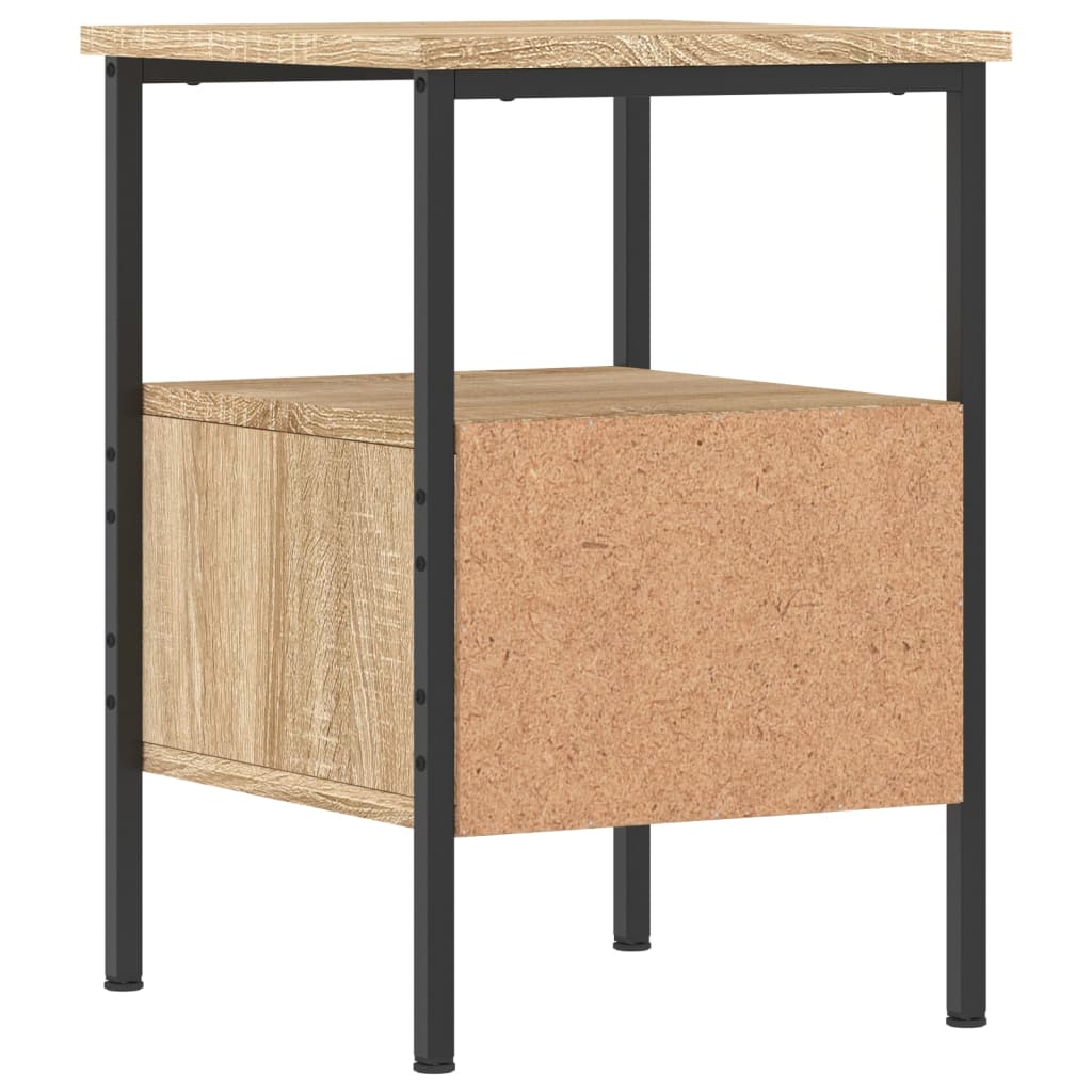 Nattbord sonoma eik 34x36x50 cm konstruert tre