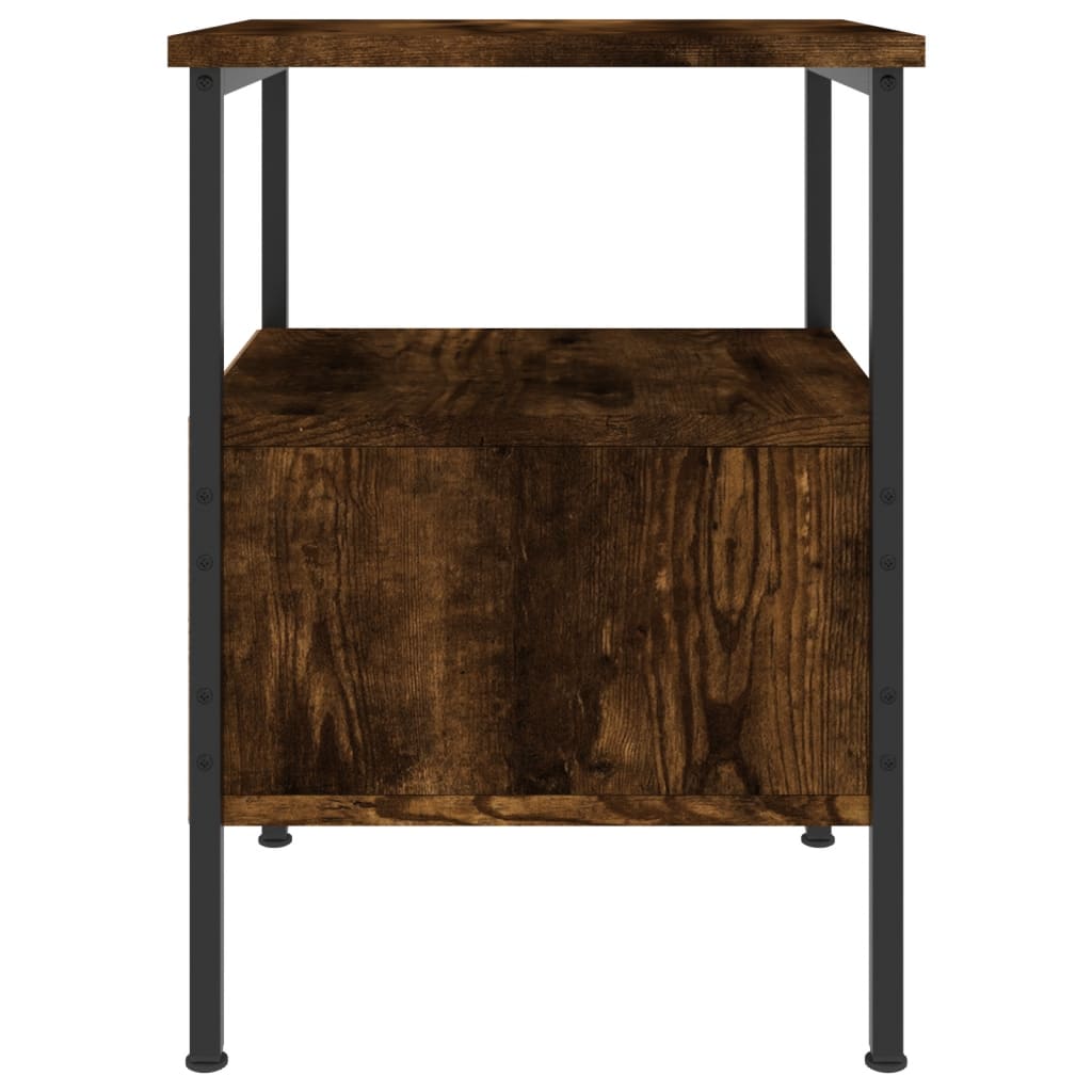 Nattbord røkt eik 34x36x50 cm konstruert tre