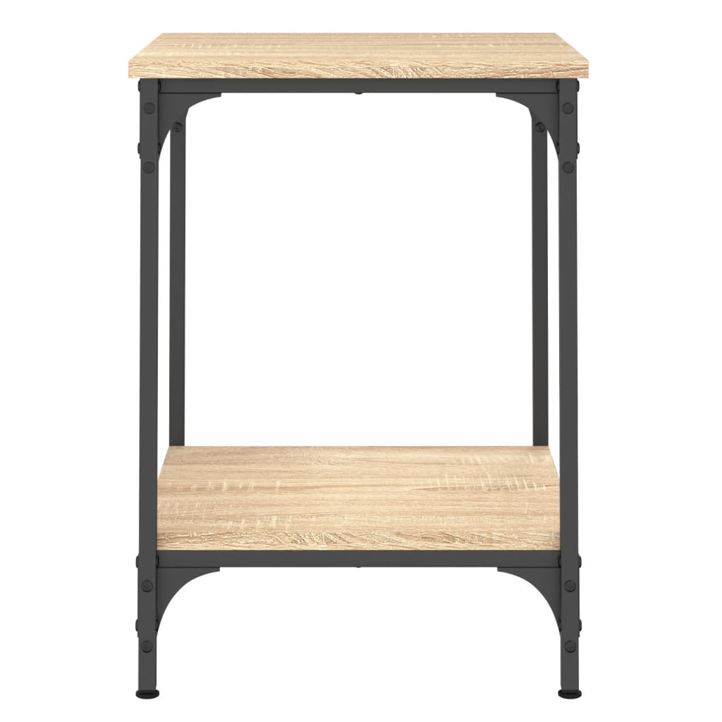 Salongbord sonoma eik 40x40x55 cm konstruert tre