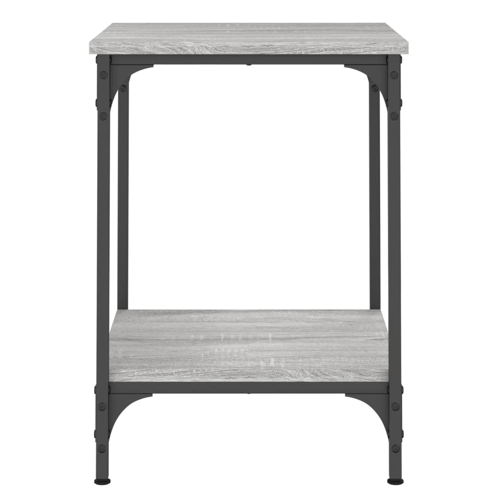 Salongbord grå sonoma 40x40x55 cm konstruert tre