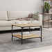 Salongbord sonoma eik 55x55x40 cm konstruert tre
