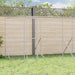 Utendørs hundekennel sølv 6x2x2 m galvanisert stål