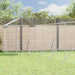 Utendørs hundekennel sølv 12x12x2,5 m galvanisert stål