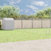 Utendørs hundekennel sølv 12x12x2,5 m galvanisert stål
