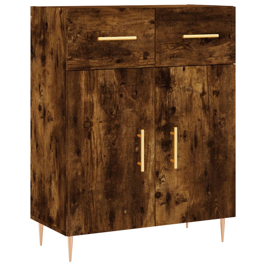 Skjenk røkt eik 69,5x34x90 cm konstruert tre