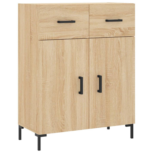 Skjenk sonoma eik 69,5x34x90 cm konstruert tre