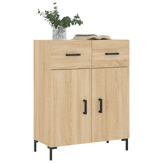 Skjenk sonoma eik 69,5x34x90 cm konstruert tre