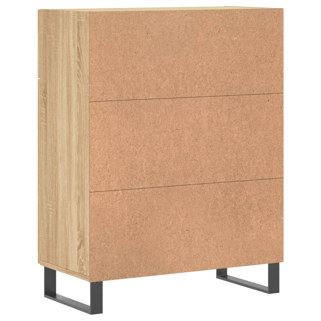 Skjenk sonoma eik 69,5x34x90 cm konstruert tre